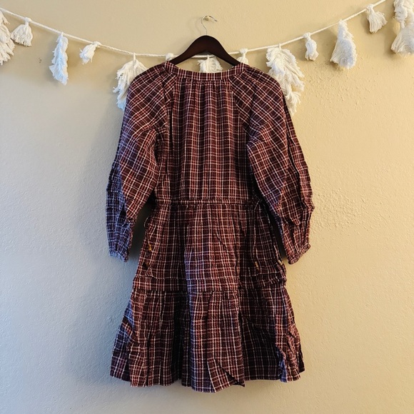 NWT Madewell | Oaklynn Yarn Dye Long Sleeve Dress - Picture 3 of 10